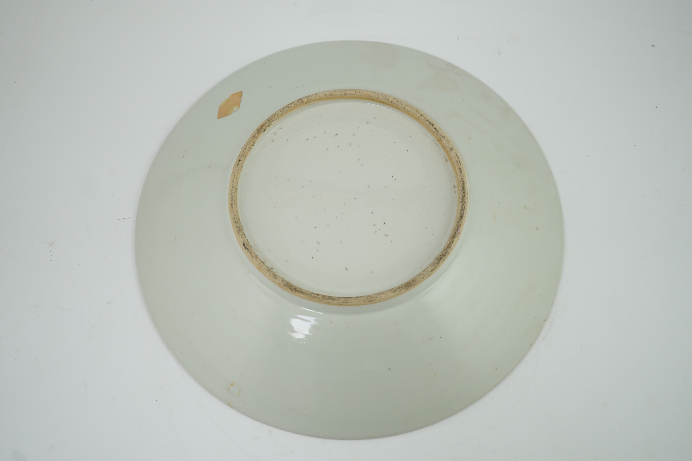 A Chinese enamelled porcelain pink ground ‘boys’ dish, mid 19th century